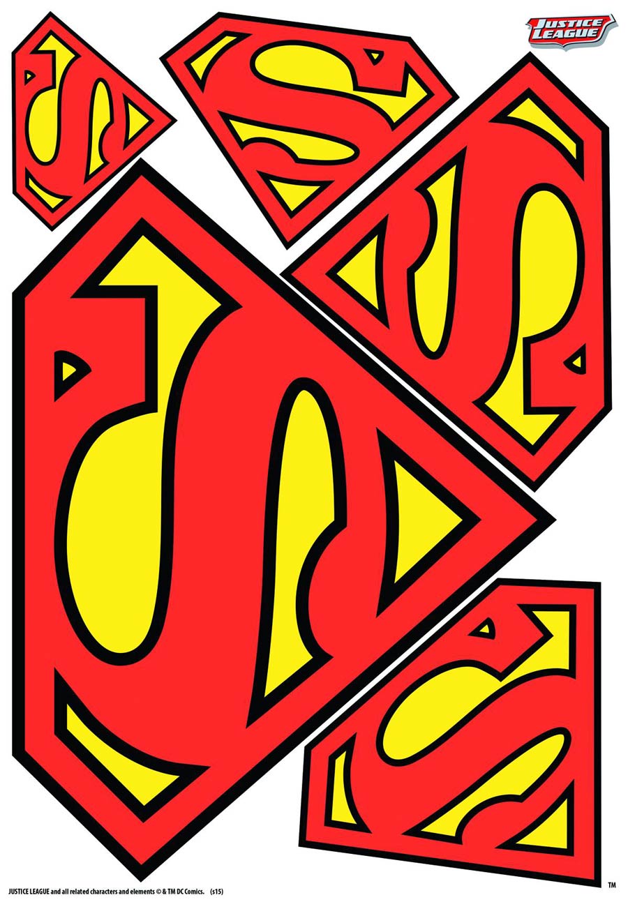 DC Heroes Logo Premium Vehicle Graphics Set - Superman