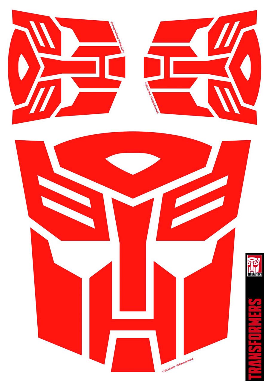 Transformers Premium Vehicle Graphics Set - Autobot Red
