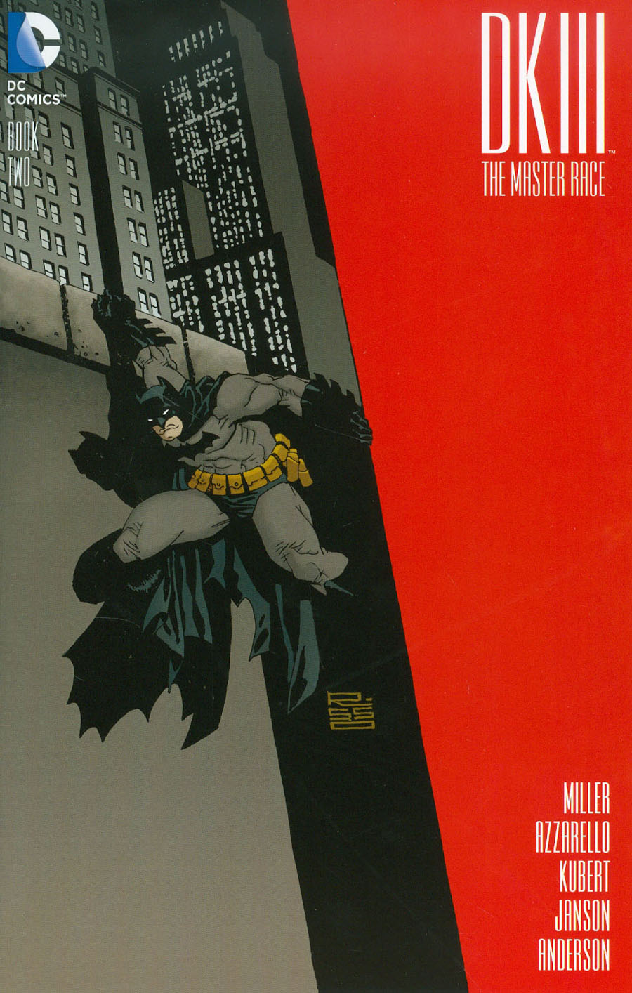 Dark Knight III The Master Race #2 Cover H Incentive Eduardo Risso Variant Cover
