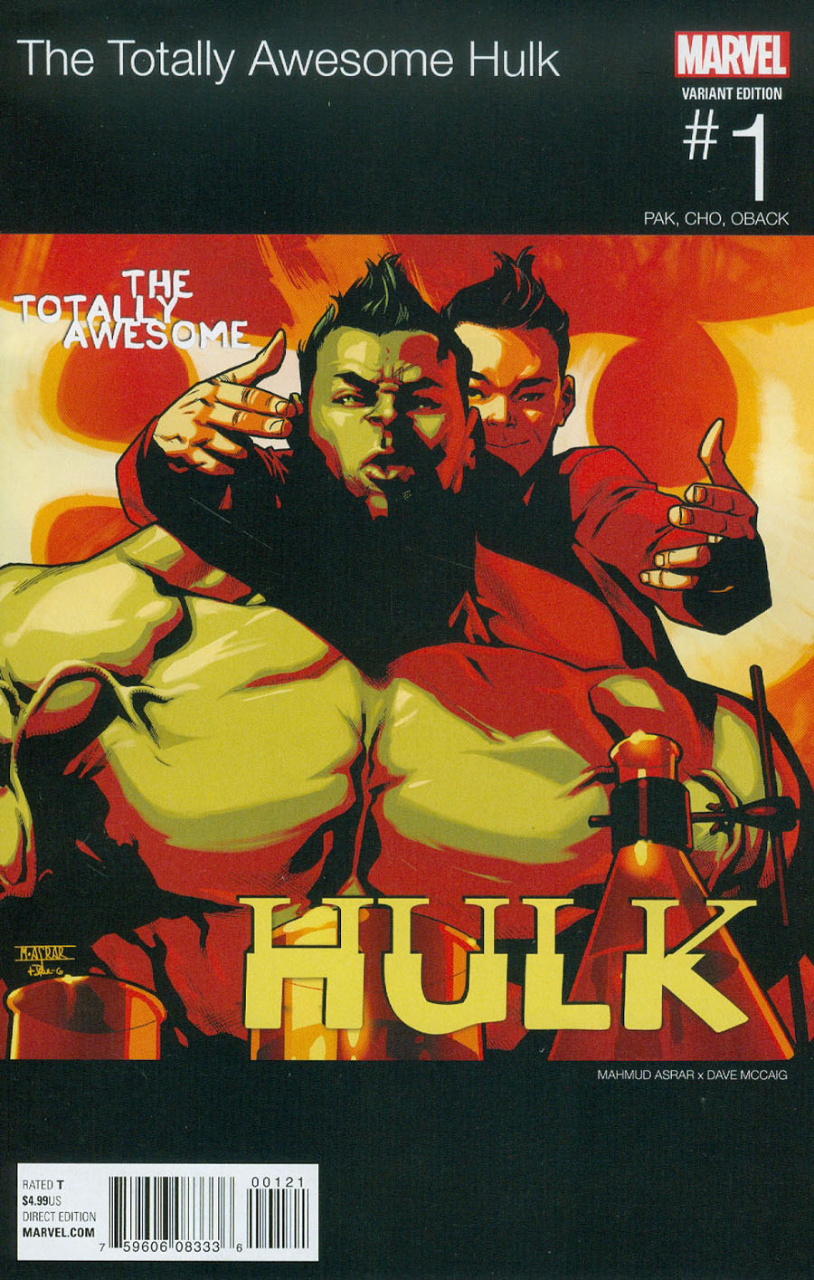 Totally Awesome Hulk #1 Cover B Variant Mahmud Asrar Marvel Hip-Hop Cover