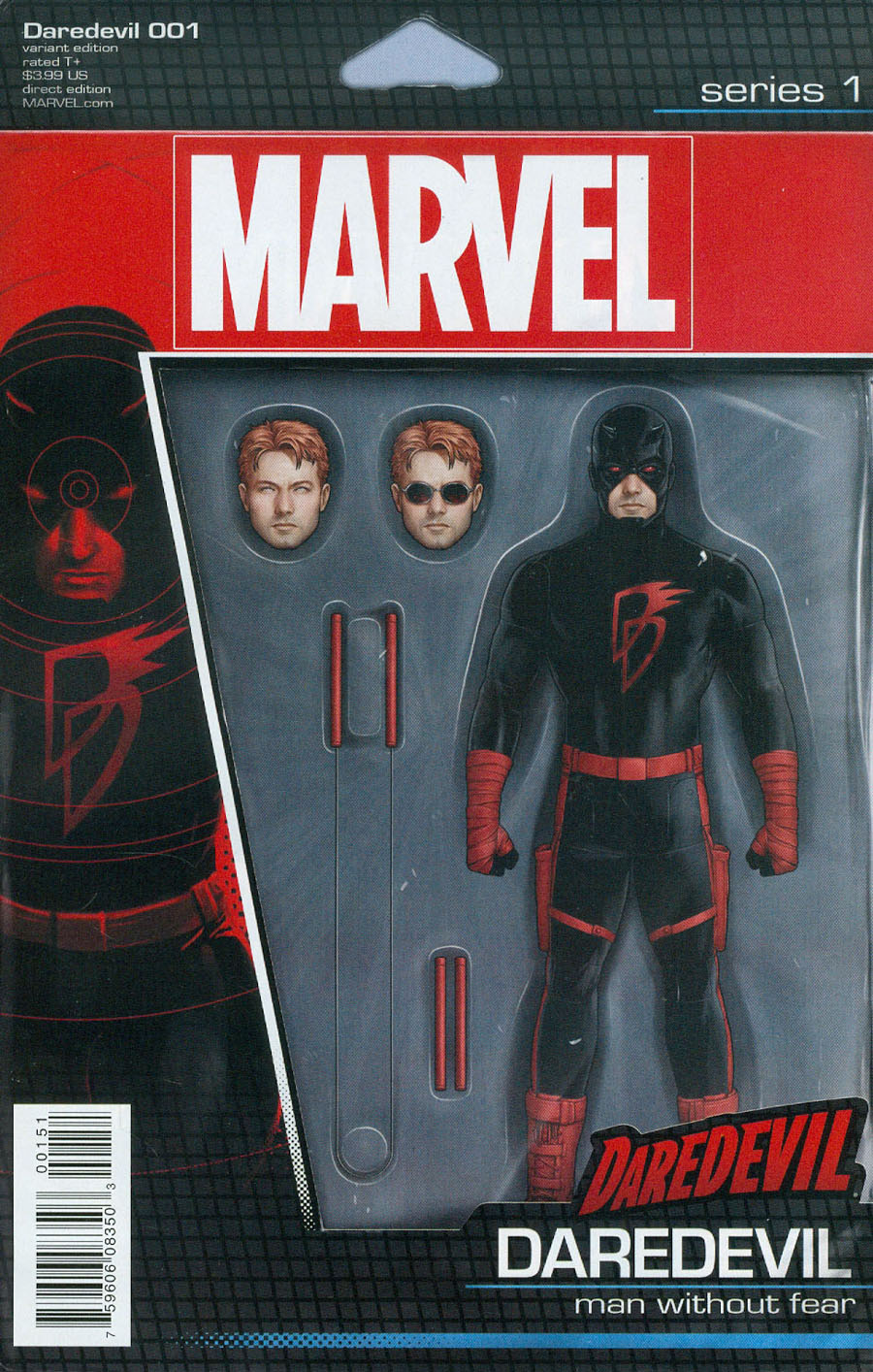 Daredevil Vol 5 #1 Cover C Variant John Tyler Christopher Action Figure Cover