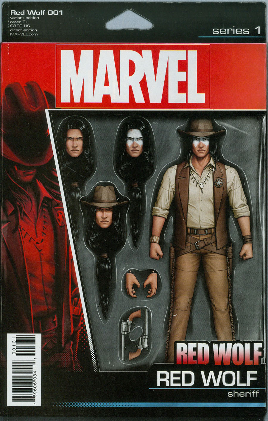 Red Wolf Vol 2 #1 Cover C Variant John Tyler Christopher Action Figure Cover