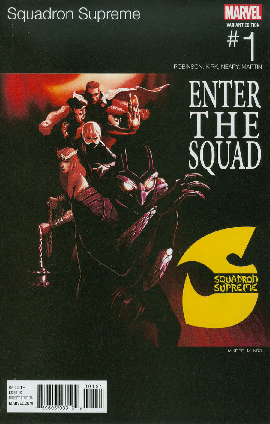 Squadron Supreme Vol 4 #1 Cover B Variant Mike Del Mundo Marvel Hip-Hop Cover