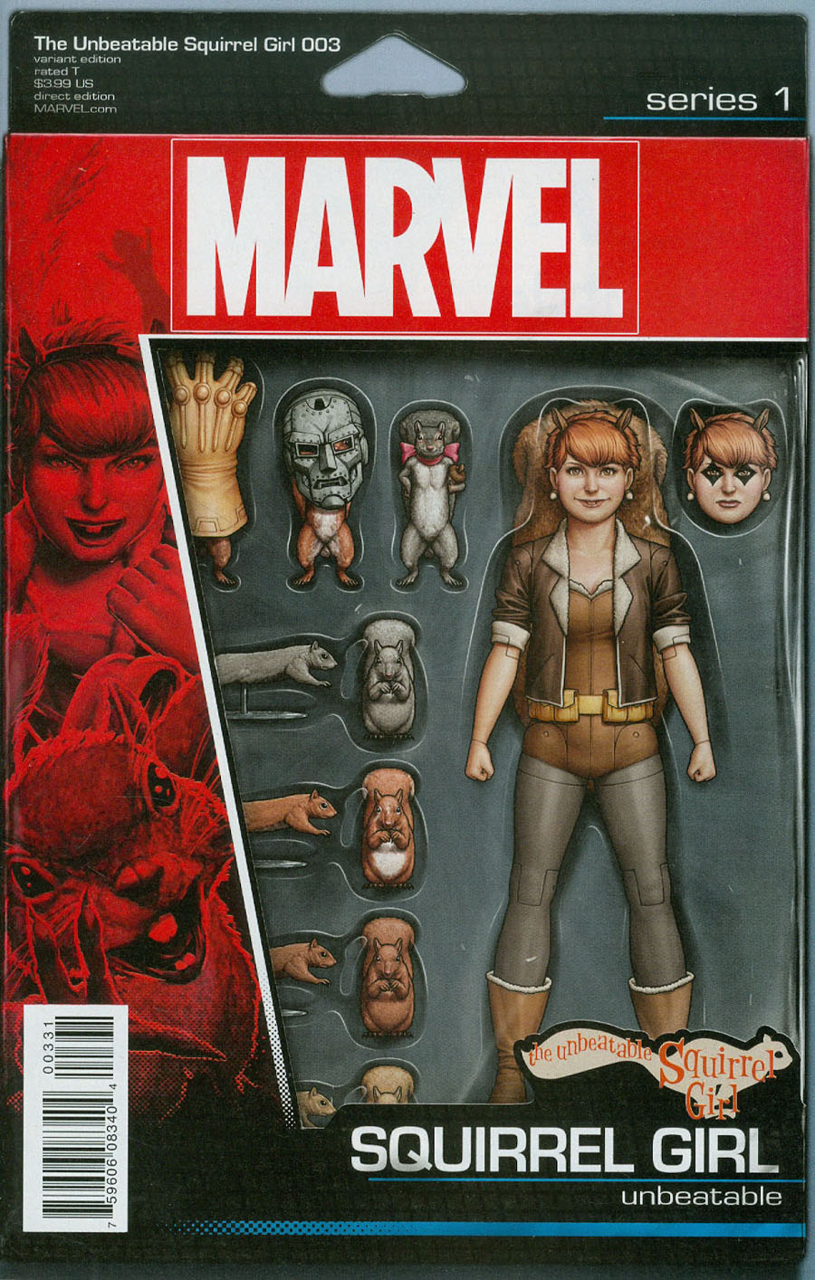 Unbeatable Squirrel Girl Vol 2 #3 Cover B Variant John Tyler Christopher Action Figure Cover