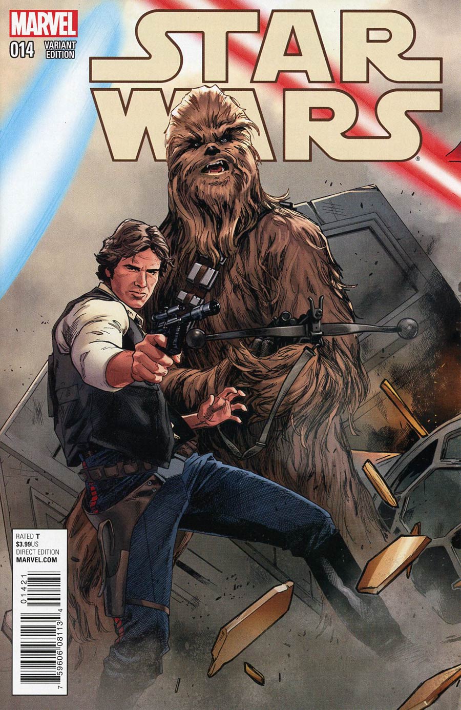 Star Wars Vol 4 #14 Cover B Variant Connecting E Cover (Vader Down Part 5)