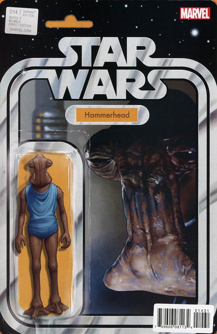 Star Wars Vol 4 #14 Cover C Variant John Tyler Christopher Action Figure Cover (Vader Down Part 5