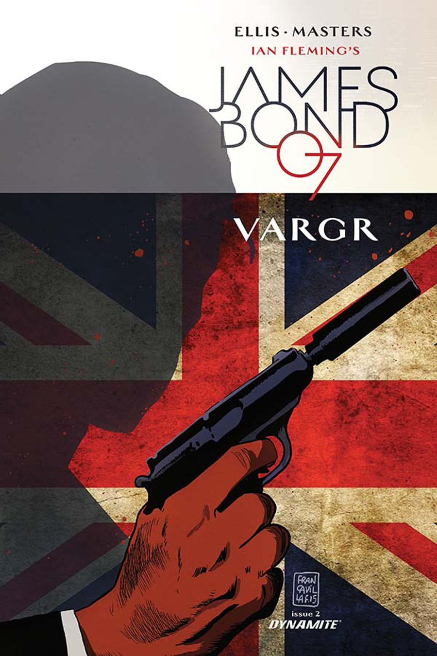 James Bond #2 Cover B Incentive Francesco Francavilla Variant Cover