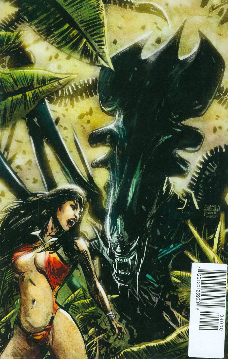 Aliens Vampirella #4 Cover C Rare Gabriel Hardman Virgin Cover