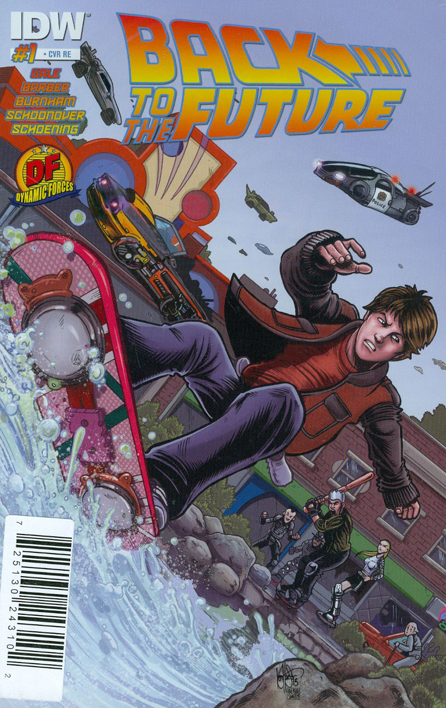 Back To The Future Vol 2 #1 Cover K DF Plus 2 Holiday Package