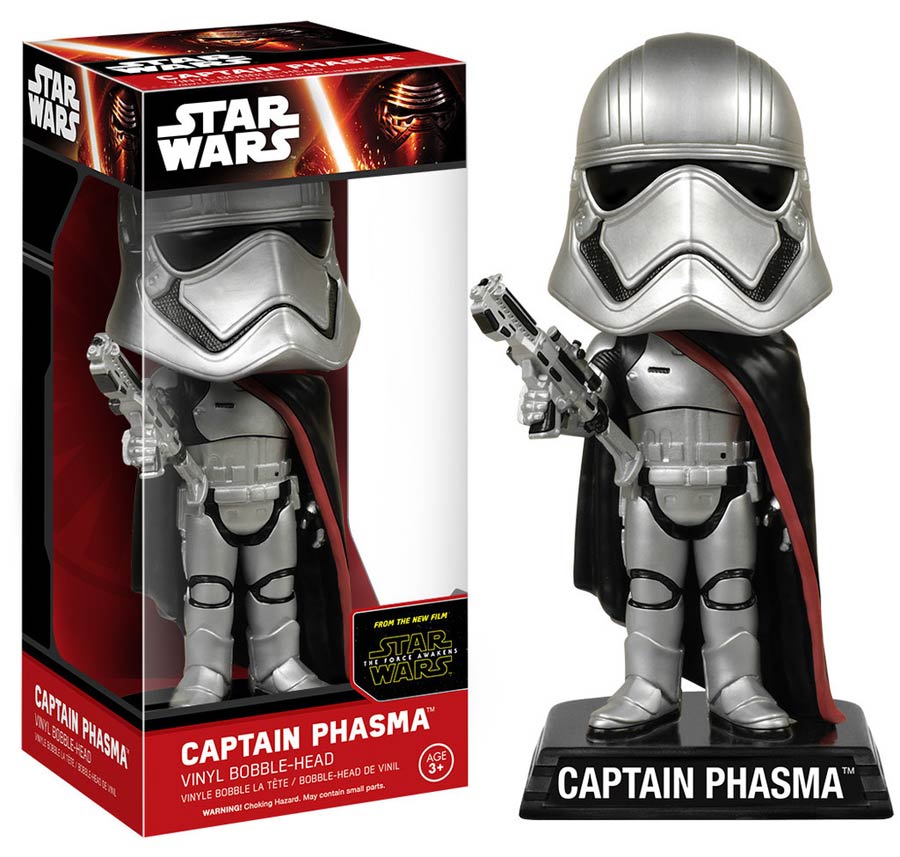 Star Wars Episode VII The Force Awakens Captain Phasma Wacky Wobbler