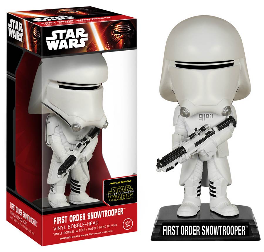 Star Wars Episode VII The Force Awakens First Order Snowtrooper Wacky Wobbler