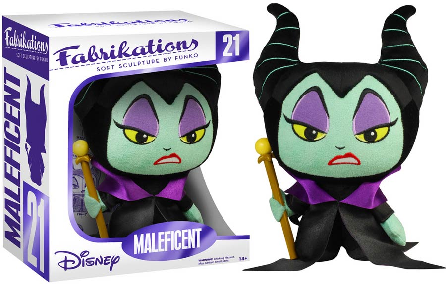 Fabrikations 21 Disney Maleficent 6-Inch Sculpted Plushie