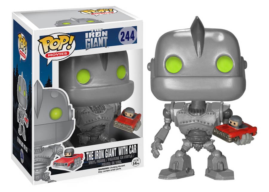 POP Movies 244 The Iron Giant The Iron Giant With Car Vinyl Figure
