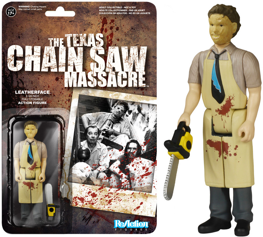 ReAction The Texas Chainsaw Massacre Leatherface 4-Inch Action Figure