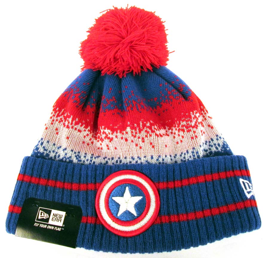 Captain America Spec Blend Knit Cap