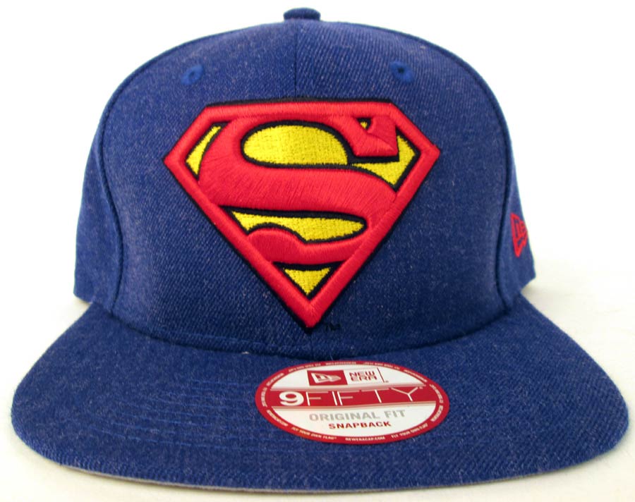 Superman Hero Heather 950 Snapback Cap