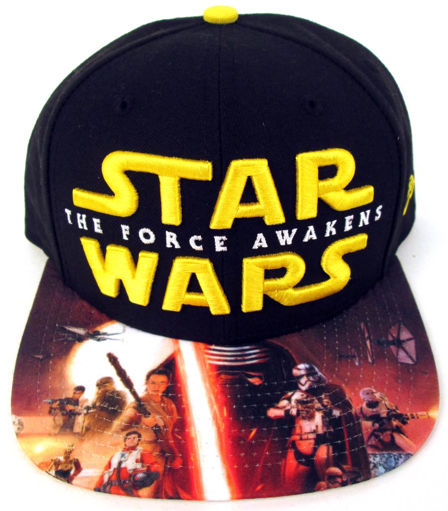Star Wars Episode VII The Force Awakens Viza Print 950 Snapback Cap