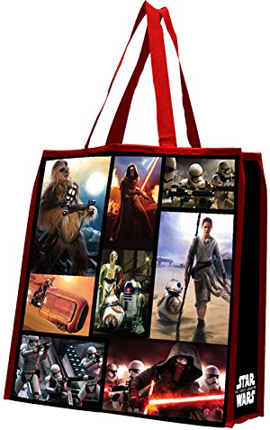 Star Wars Episode VII The Force Awakens Large Recycled Shopper Tote