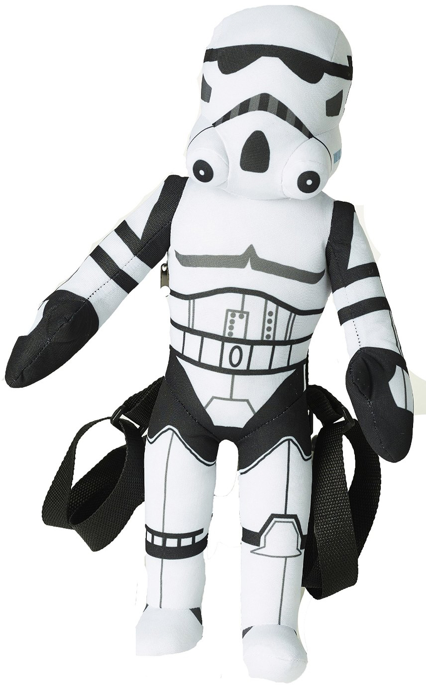 Star Wars 17-Inch Plush Backpack Purse - Stormtrooper