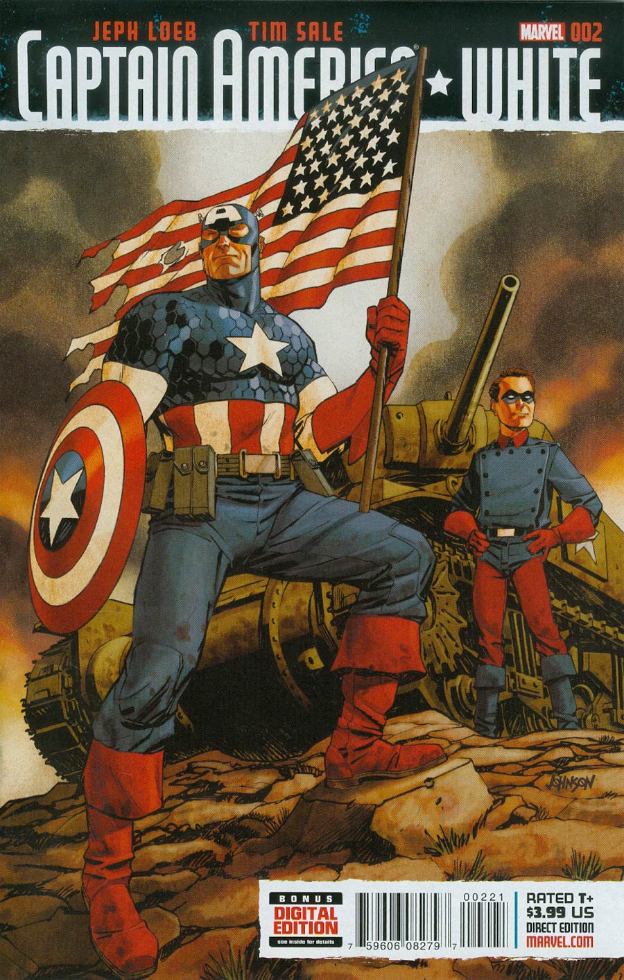 Captain America White #2 Cover B Incentive Variant Cover