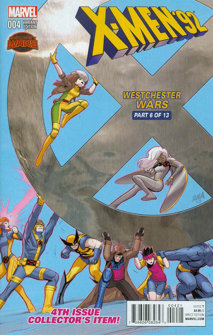 X-Men 92 #4 Cover B Incentive David Nakayama Variant Cover (Secret Wars Warzones Tie-In)