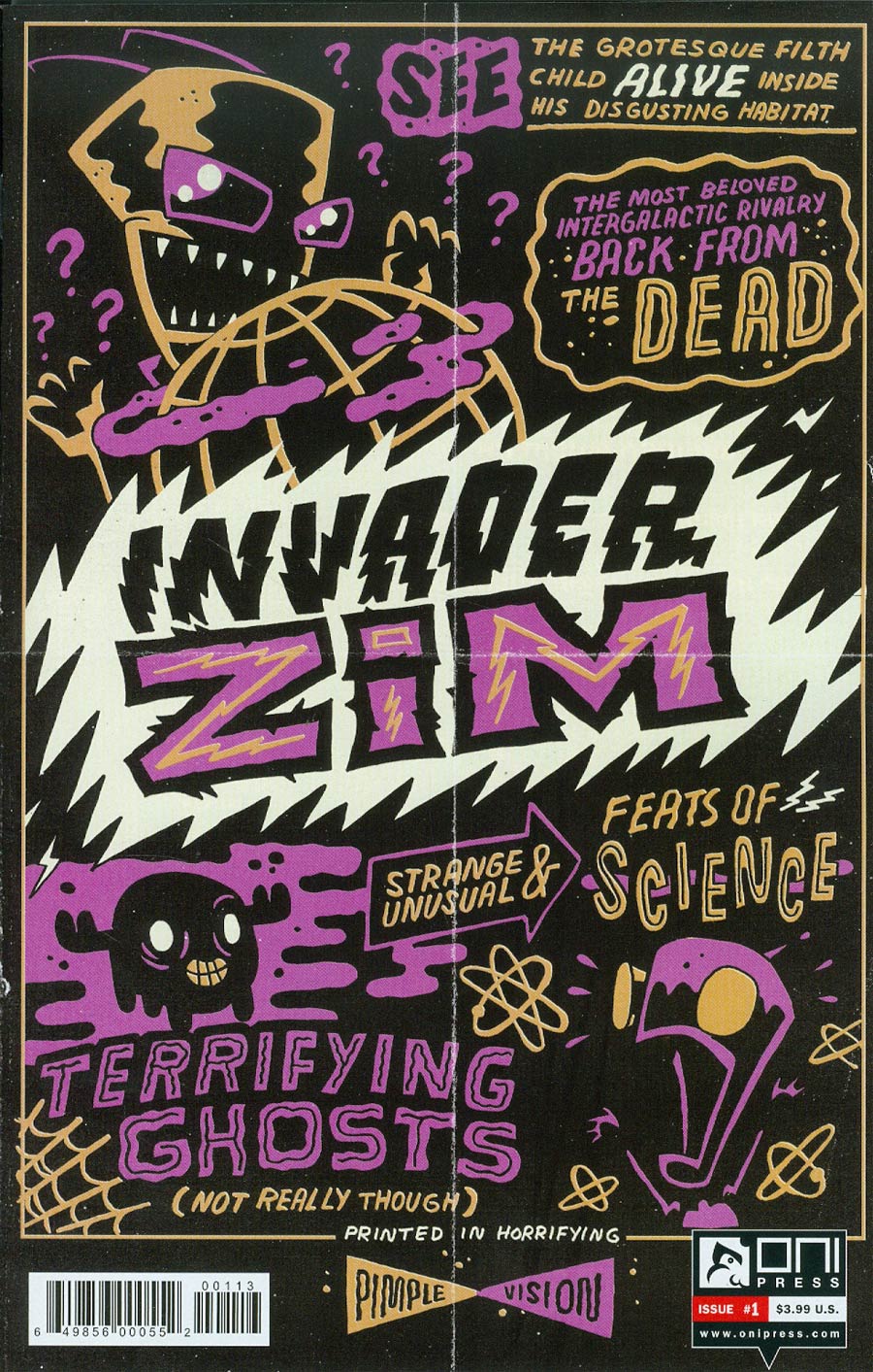 Invader Zim #1 Cover E 3rd Ptg Aaron Alexovich Variant Cover