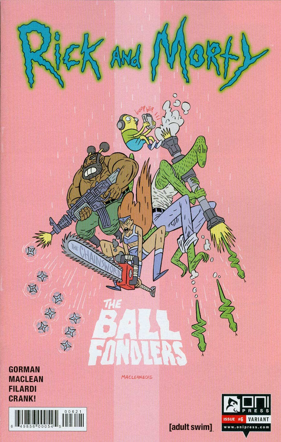 Rick And Morty #6 Cover B Variant Andrew MacLean Cover
