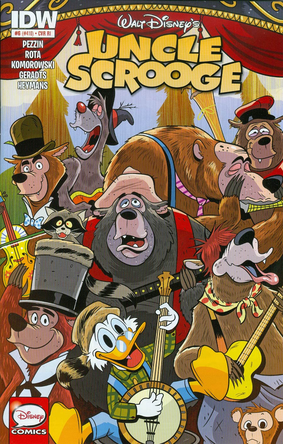 Uncle Scrooge Vol 2 #6 Cover C Incentive Derek Charm Disney Legacy Frontierland Variant Cover
