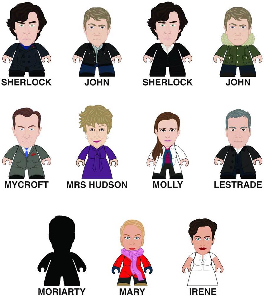 Sherlock Titans Mini Figure Series 1 Blind Mystery Box