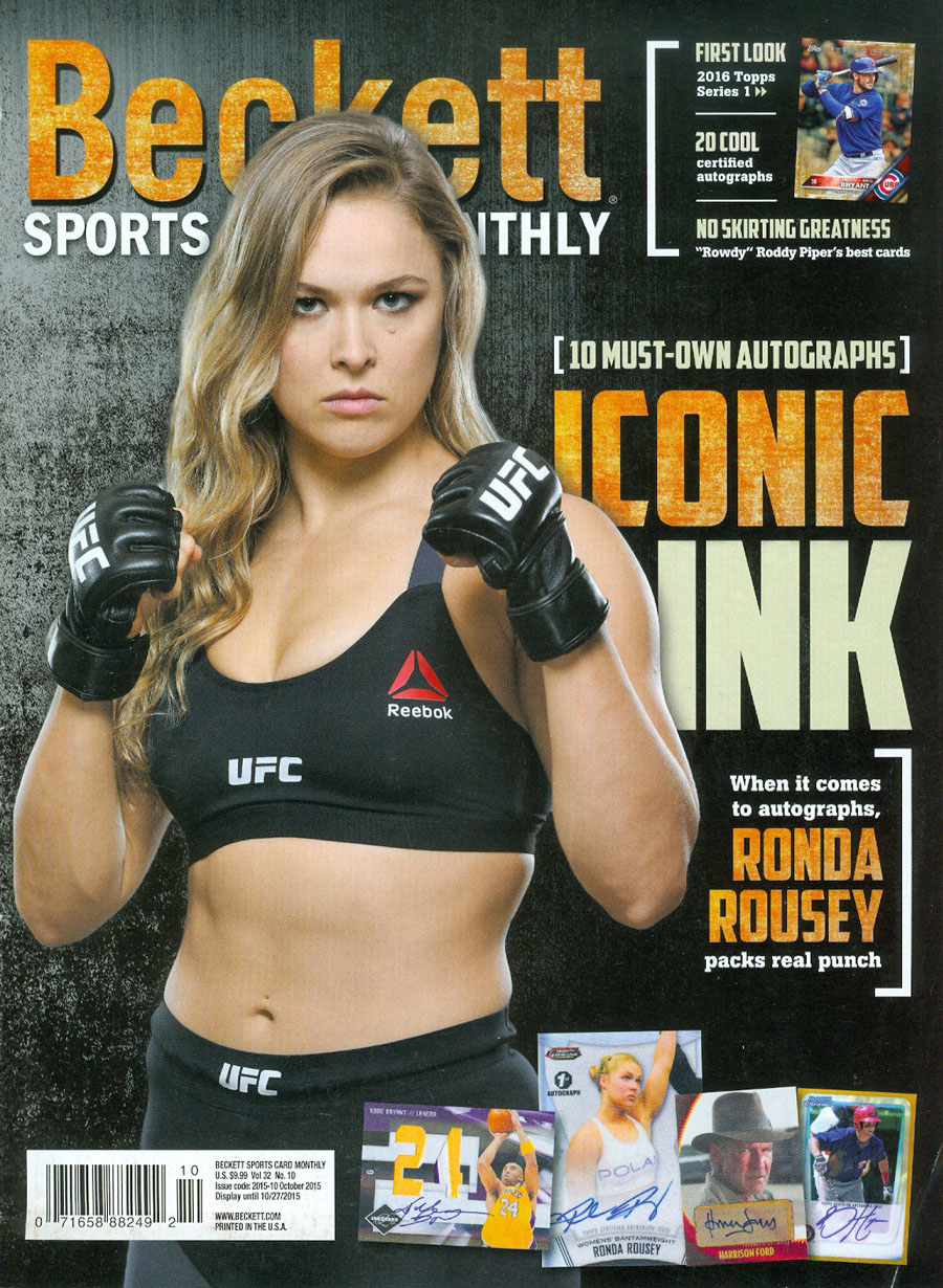 Beckett Sports Card Monthly Vol 32 #10 Oct 2015