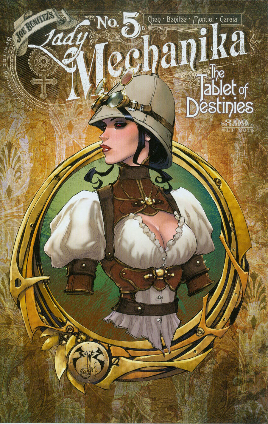 Lady Mechanika Tablet Of Destinies #5 Cover B Regular Joe Benitez & Peter Steigerwald Cover