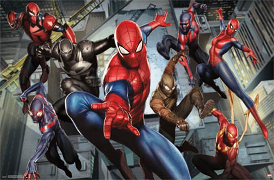 Ultimate Spider-Man Characters Poster