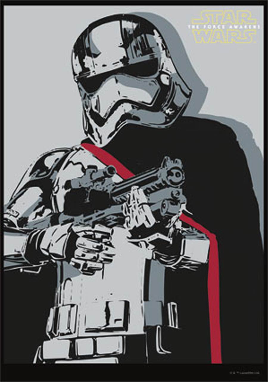 Star Wars Episode VII The Force Awakens 8.25x11.75-inch Mounted Print - Chrome Trooper