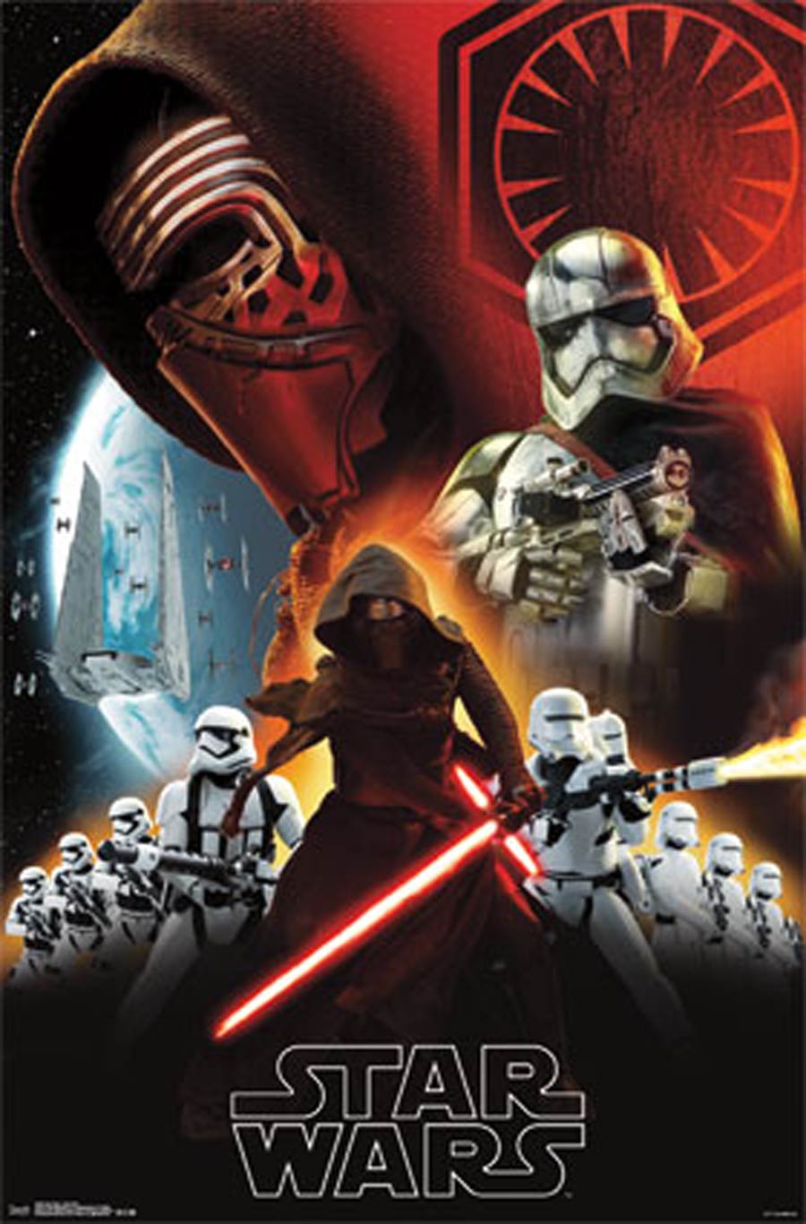 Star Wars Episode VII The Force Awakens 22x34-inch Poster - Dark Side