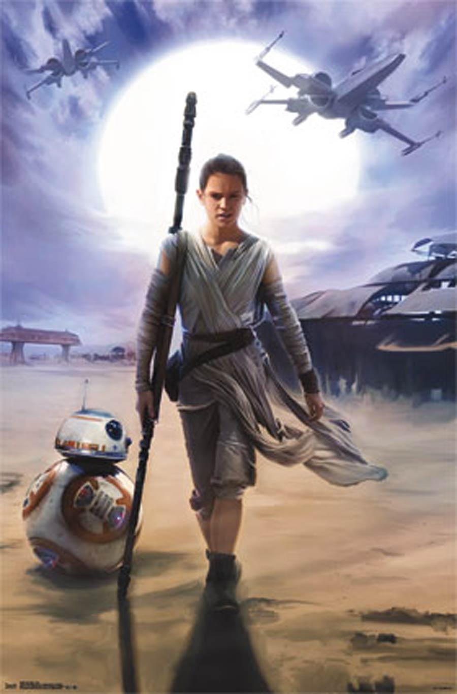 Star Wars Episode VII The Force Awakens 22x34-inch Poster - Rey