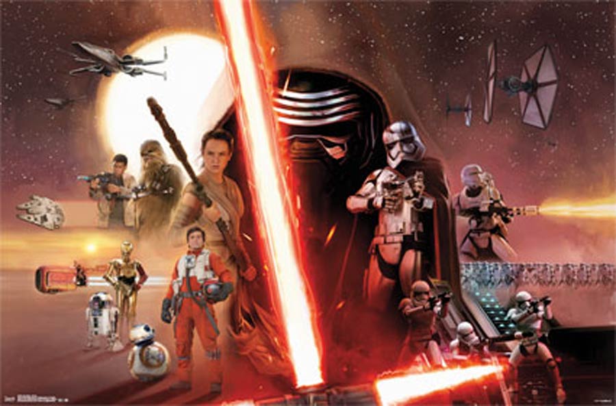 Star Wars Episode VII The Force Awakens 22x34-inch Poster - Group