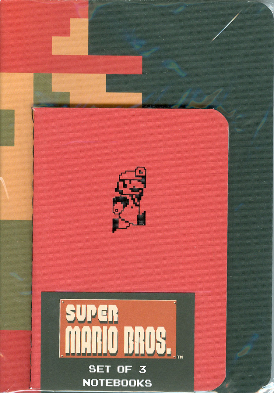 Super Mario Bros. Notebooks (Set Of 3)