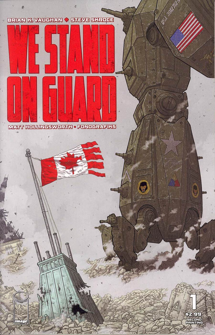 We Stand On Guard #1 Cover B 2nd Ptg Steve Skroce Variant Cover