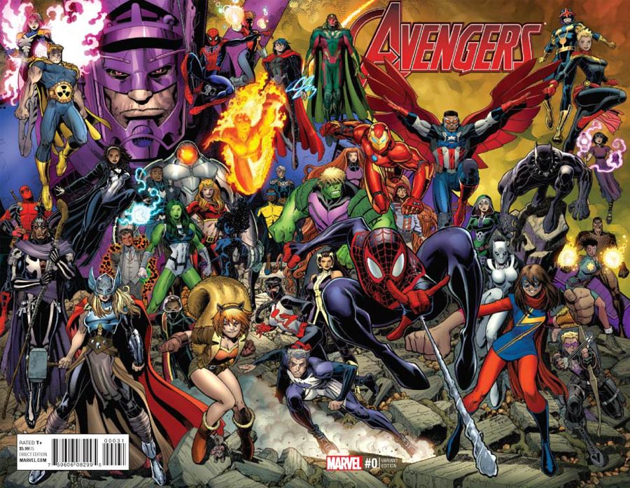 Avengers Vol 6 #0 Cover D Incentive Arthur Adams Wraparound Variant Cover