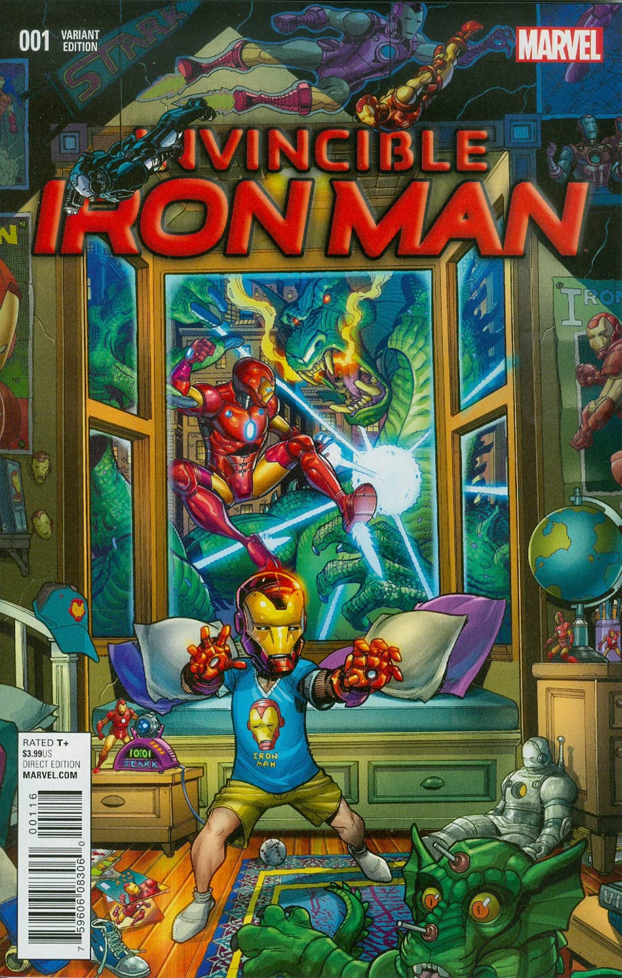 Invincible Iron Man Vol 2 #1 Cover H Variant Nick Bradshaw Young Guns Cover
