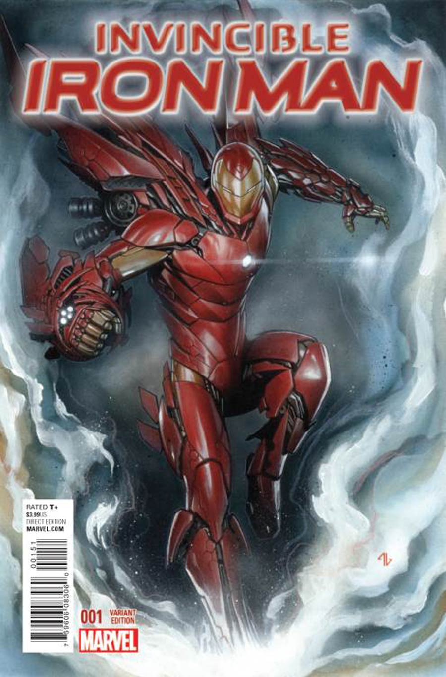 Invincible Iron Man Vol 2 #1 Cover O Incentive Adi Granov Variant Cover