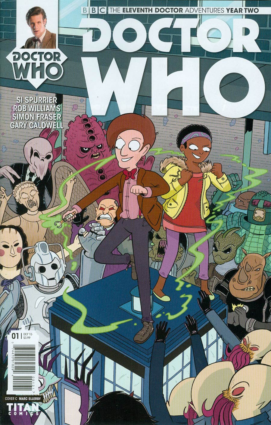 Doctor Who 11th Doctor Year Two #1 Cover E Incentive Marc Ellerby Variant Cover