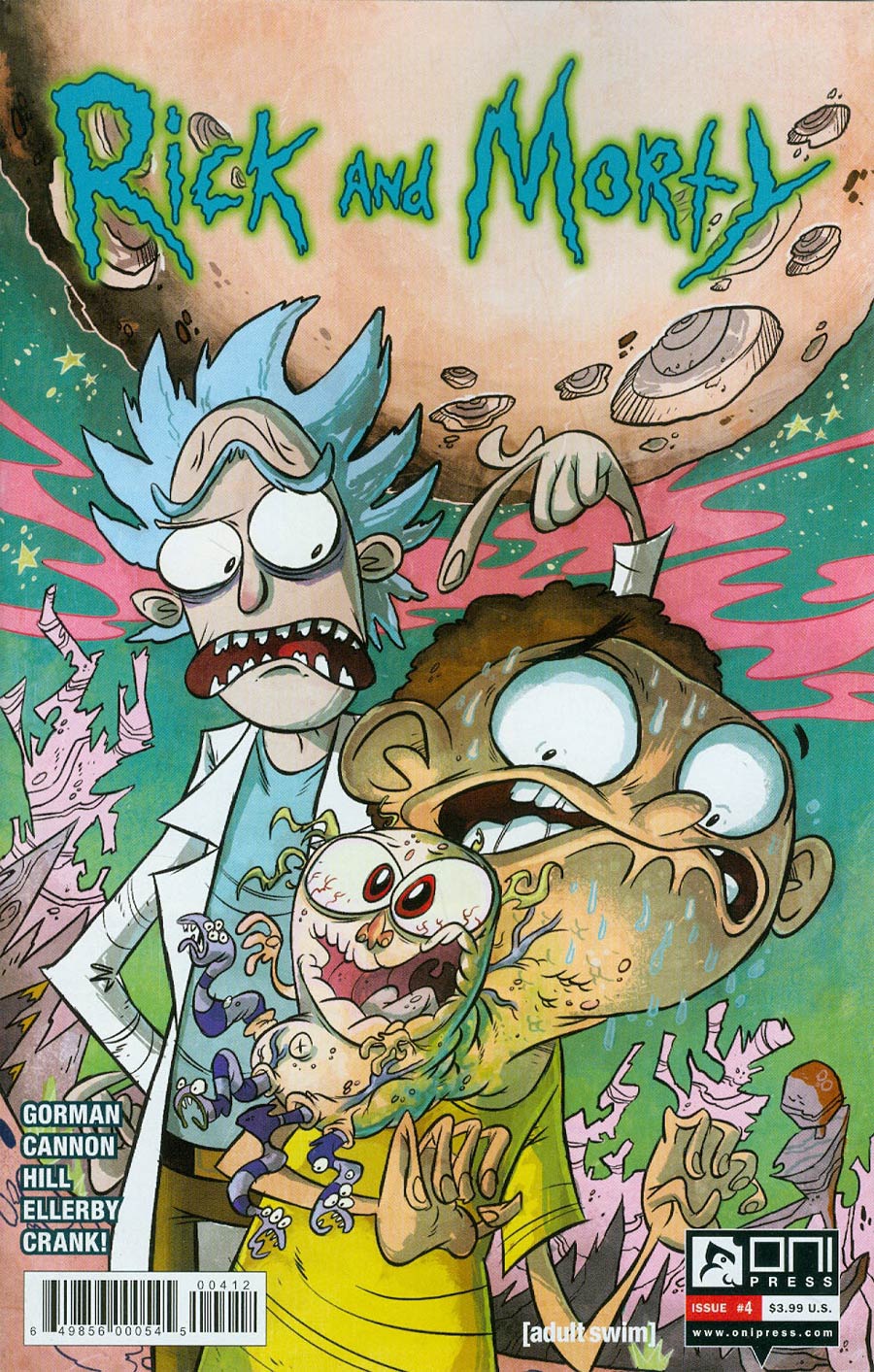 Rick And Morty #4 Cover C 2nd Ptg Drew Rausch Variant Cover