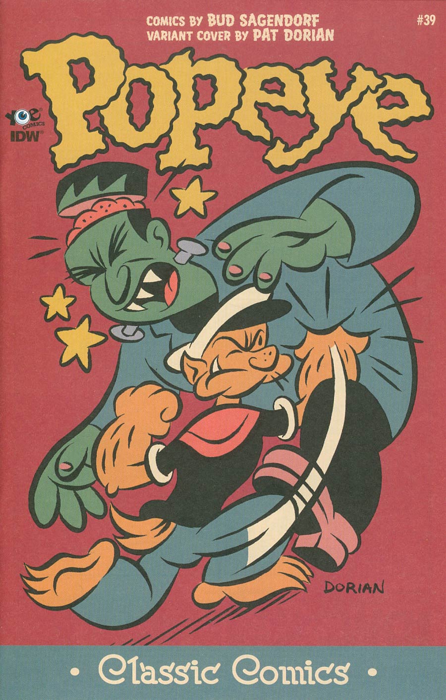 Classic Popeye #39 Cover B Incentive Pat Dorian Variant Cover