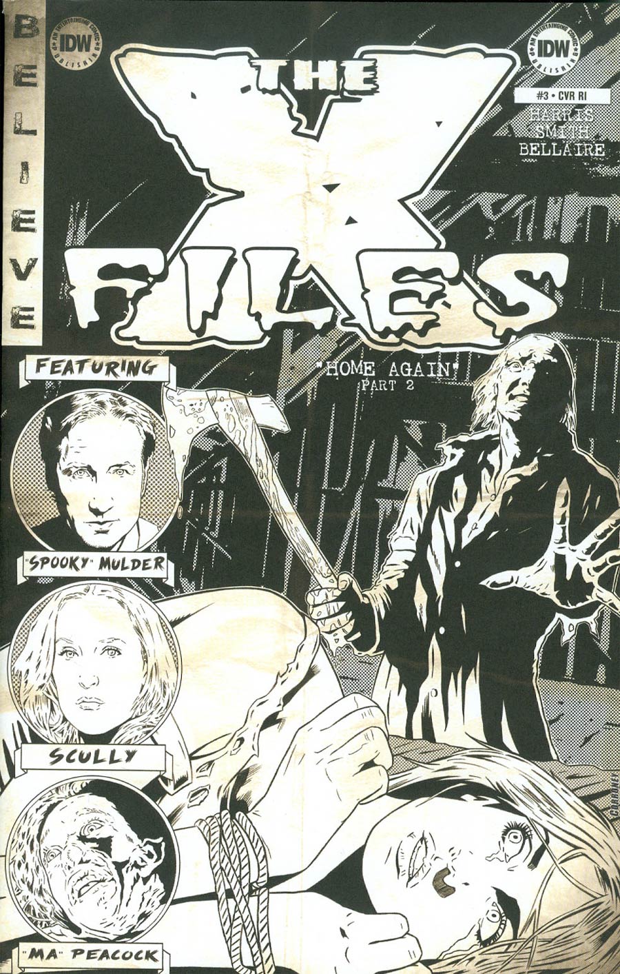 X-Files Season 11 #3 Cover D Incentive Joe Corroney Artists Edition Variant Cover