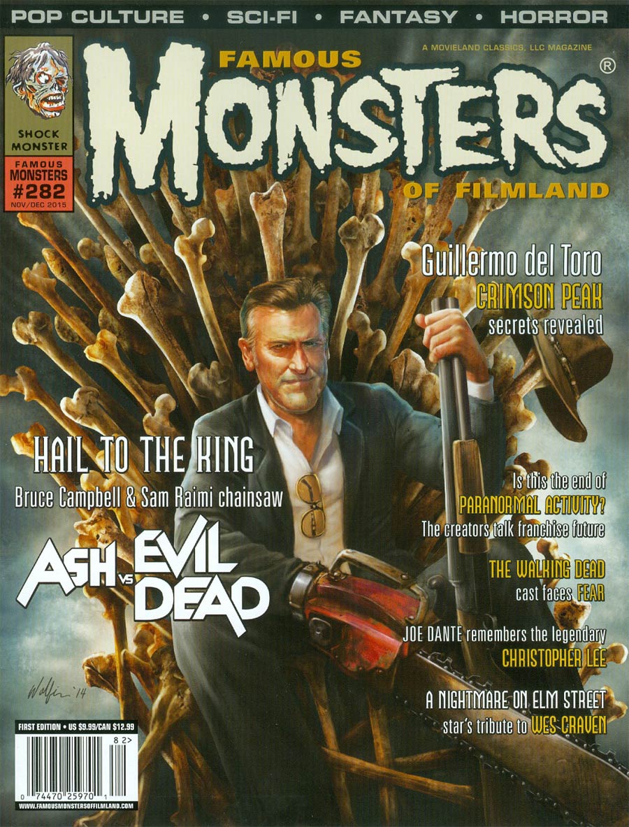 Famous Monsters Of Filmland #282 Nov / Dec 2015 Newsstand Edition