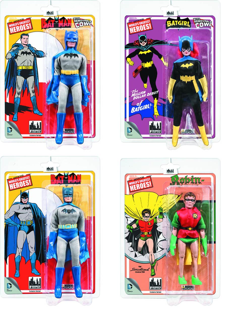 Batman Retro 8-Inch 1st Appearance Action Figure Series 1 Assortment Case