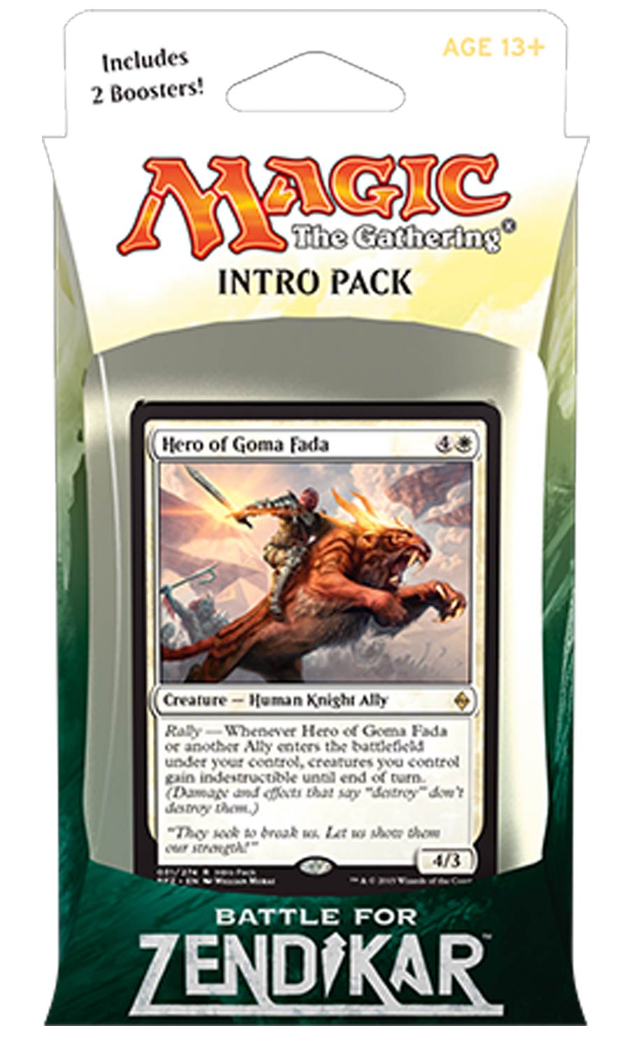 Magic The Gathering Battle For Zendikar Intro Pack - Rallying Cry