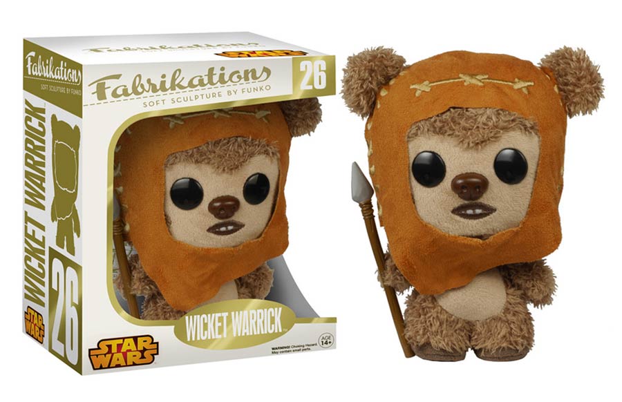 Fabrikations 26 Star Wars Wicket Warrick 6-Inch Sculpted Plushie