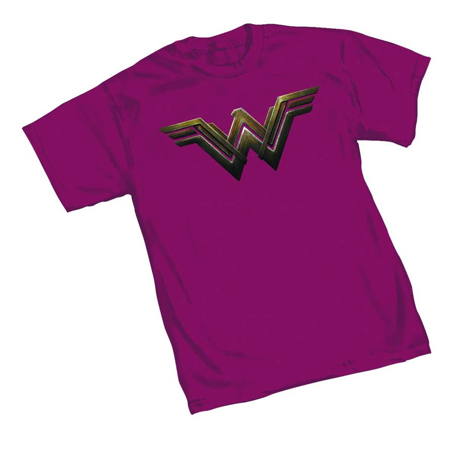 Batman v Superman Wonder Woman Symbol T-Shirt Large